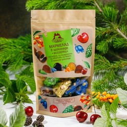 Мармелад в шоколаде крафт-пакет 150 гр