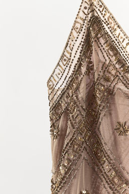 EMBROIDERED TULLE DRESS - Zara фото 7