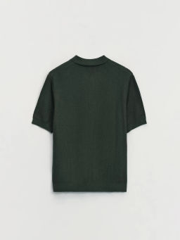 Джемпер поло фактурной вязки / Zarina  фото 2