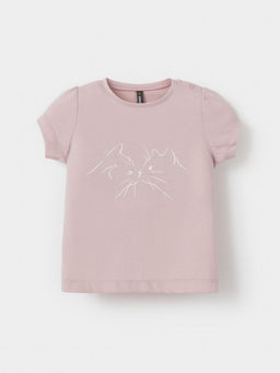 КР 302454/розово-бежевый 2706 к639 фуфайка (футболка) д/дев яс