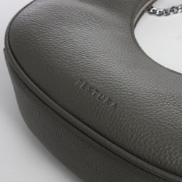 Сумка женская хобо на молнии, цвет серый - Textura фото 5