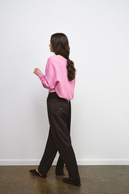 100% WOOL OVERSIZE JUMPER - Zara фото 11