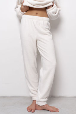 Брюки женские из теплой плюшевой ткани 6711W-50153.1H-121 - Almando melado фото 3