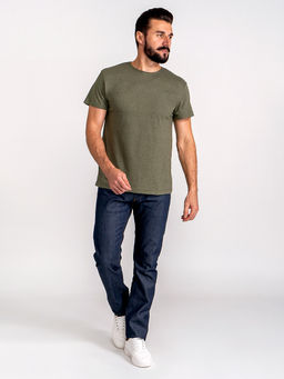 Футболка мужская короткий рукав GREG G145-RM-8004 (хакки м.)  фото 4