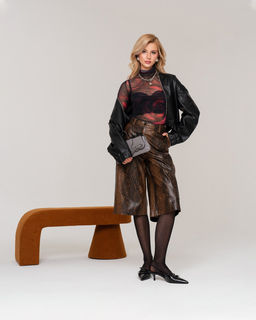 авторская водолазка-гольф из сетки - Sahar art lab фото 13