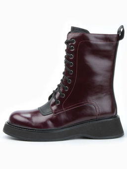01-C1115-2 VINOUS Ботинки демисезонные женские (натуральная кожа, байка)