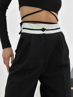 Брюки Best (черный) - Nadi bordo фото 2