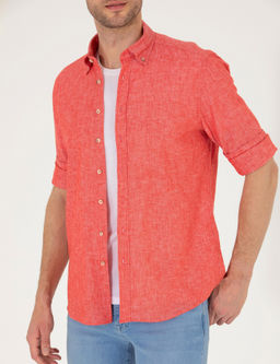 K_rm_z_ Regular Fit Uzun Kollu G_mlek - Pierre cardin фото 6