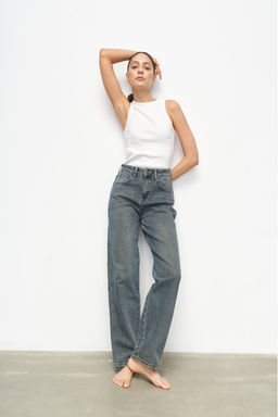 Джинсы BAGGY с потертостями