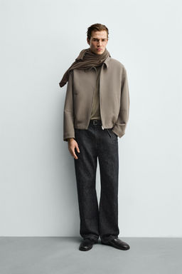 CAZADORA RELAXED FIT CONFORT / Gris