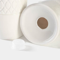 Набор для специй Magistro Argos, 2 предмета: солонка, перечница, 90 мл, 6×8 см, фарфор, белый