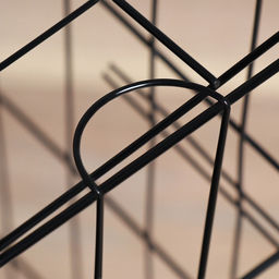 Клетка с люком для собак и кошек, 100×60×70 см, чёрная