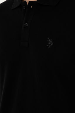 U. S. Polo Assn / Мужская черная базовая футболка - U.s. polo assn фото 7