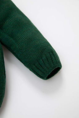 Свитер с принтом для маленьких мальчиков - Defacto фото 4