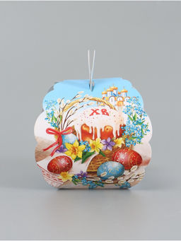 Цена за 10 шт. Коробочка подарочная для яйца «Христос Воскресе»