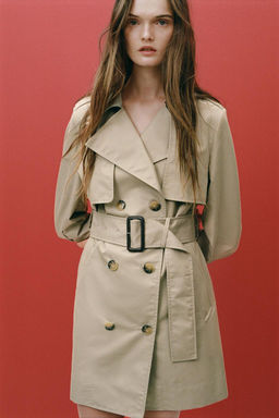 MIDI TRENCH COAT WITH BELT ZW COLLECTION