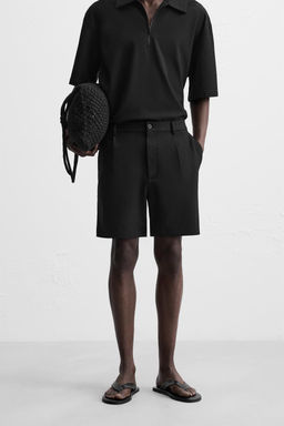 COMFORT REGULAR FIT BERMUDA SHORTS - Zara фото 10