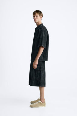 DOKULU DENIM GOMLEK - Zara фото 4