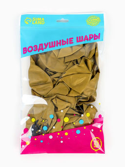 Шар воздушный 12" "Eid Mubarak", 1 ст., набор 25 шт.