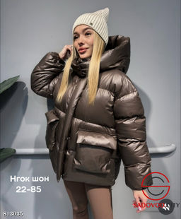 Куртка оверсайз с капюшоном - Bruno фото 3