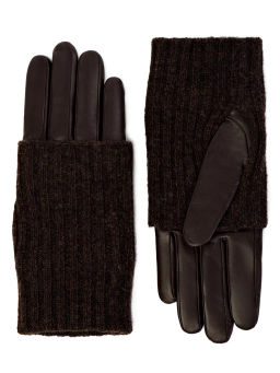 Перчатки женские ш+каш. IS01331 d.brown - Eleganzza фото 11