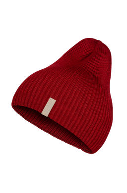 Шапка вязаная Ш-103 красная (58)