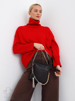 Сумка женская кожаная 6010-2L coffee Polina&Eiterou