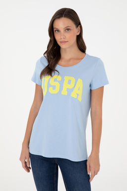Женщина светло -голубая базовая скидка на сюрприз в корзине - U.s. polo assn фото 3
