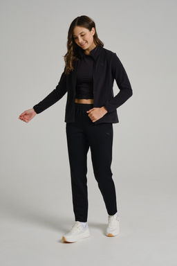 Брюки трикотажные удлиненные Черный