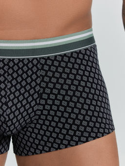 Цена за 2 штуки! Трусы мужские черные с принтом - Mark formelle фото 3