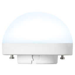 LED-GX53-10W/6500K/GX53/FR/SPHERE PLZ02WH Лампа светодиодная со сферическим рассеивателем, матовая. Дневной белый свет (6500K). Картон. ТМ Uniel