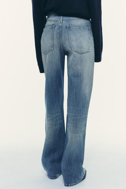 TRF WIDE-LEG HIGH-WAIST FULL LENGTH JEANS - Zara фото 15