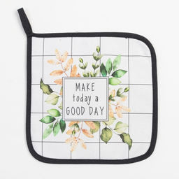 Набор Кухонный Flora, варежка-прихватка 20?28 см, прихватка 19?19 см, 100% хл