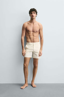 LONG STRUCTURED SWIMMING TRUNKS - Zara фото 5