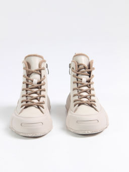 Ботинки 217.PODYUM151be. светло бежевый/Мех