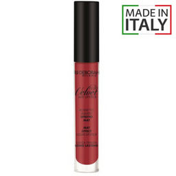 DEBORAH Помада для губ матовая Fluid Velvet Mat тон 07 огненно-красный, 4.5 г