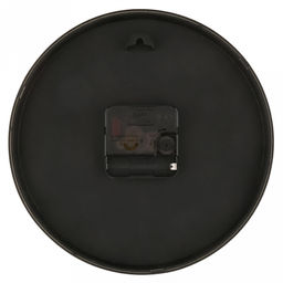 Часы настенные "Призма" д19,4см, h4см, мягкий ход, циферблат белый; цифры арабские, золотой; корпус пластик, бежевый "под дерево"; в коробке (Китай)