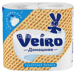 VEIRO т/бумага 2-сл. Домашняя ( 4 рул.) Белая