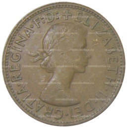 Монета 1 пенни 1957 года Австралия
