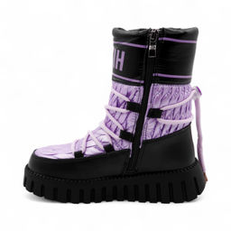 Дутики А5050-17 фиолетовые - BONCY фото 3