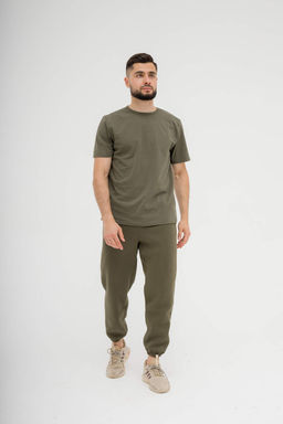 178 Футболка базовая, хаки - Knitka wear фото 5