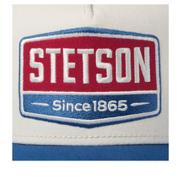 Бейсболка STETSON арт. 7751107K TRUCKER CAP GASOLINE (синий / белый)  фото 4