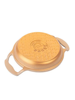 Омлетница без крышки 24х4,2 см (1,5 л) с АПП, цвет: кремовый/золотой, арт. 2050-CRM/GD-24. - D.L.K. фото 2