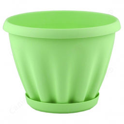 Горшок "Знатный" 3,9 л, d-225, с/п, цветной, арт. Мп303Ц