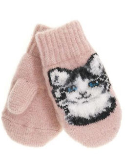 Варежки детские круговые Кот 0302-5 - Рассказовские варежки фото 3