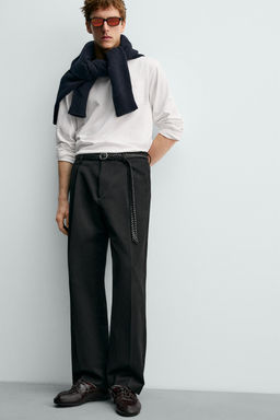 LONG SLEEVE T-SHIRT WITH POCKET AARON LEVINE X ZARA  фото 6
