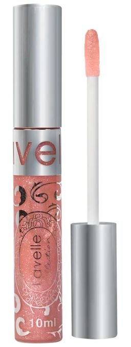 LavelleCollection Блеск для губ LIP GLOSS SILVER тон 64 карамельный искрящийся 10мл