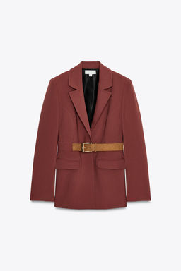 WIDE BELT BLAZER