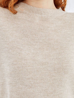 Bisiklet Yaka Kad?n Triko Kazak