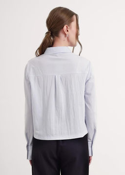 CLE Блузка жен. 156977/181кж голубой - Clever wear фото 4